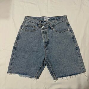 Princess Polly Light Blue Denim Shorts